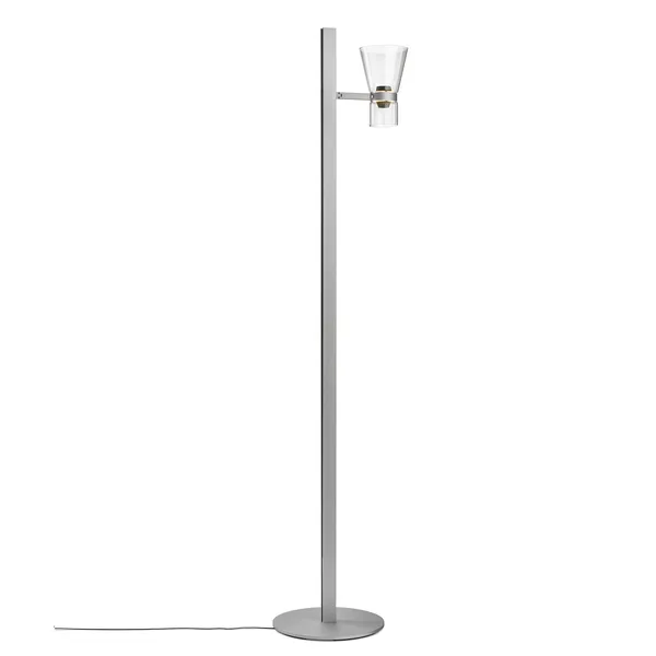 Nocturne Floor Lamp Cone Silver