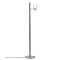 Nocturne Floor Lamp Cone Silver