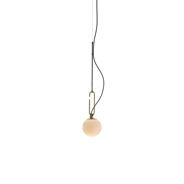 NH 35 Loftslampe Messing / Sort