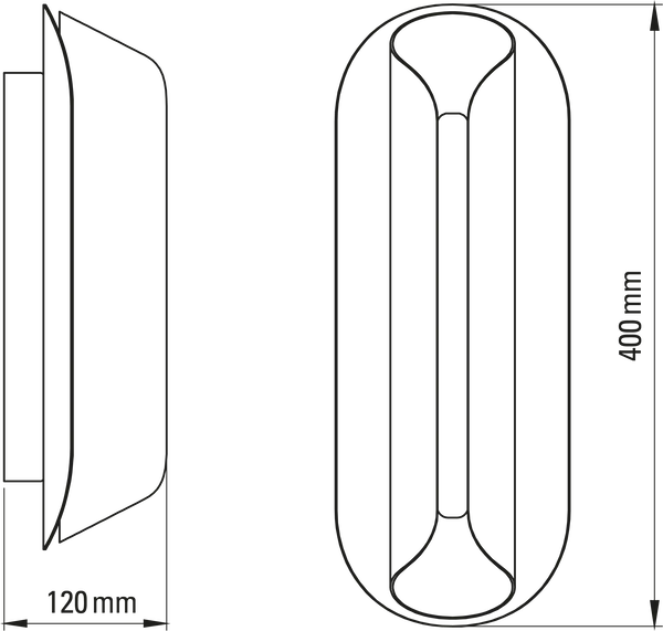Rosalie Vägglampa Guld 40 cm
