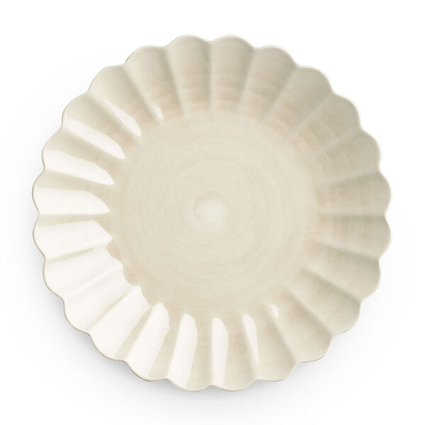 Oyster Tallerken Sand 28 cm