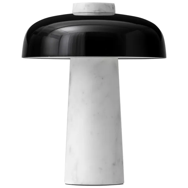 Reverse Bordlampe Carrara / Sort