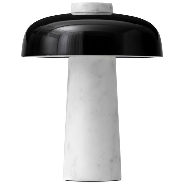 Reverse Bordlampe Carrara / Sort