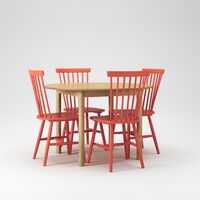 Wood Matgrupp Ek / Orange