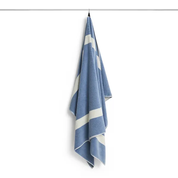 Stripe Bath Towel 100x150 cm Dusty Blue