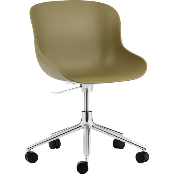 Hyg Svingstol 5W Aluminium / Olive