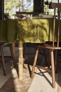 Sienna Dug Rund 160 cm Beige