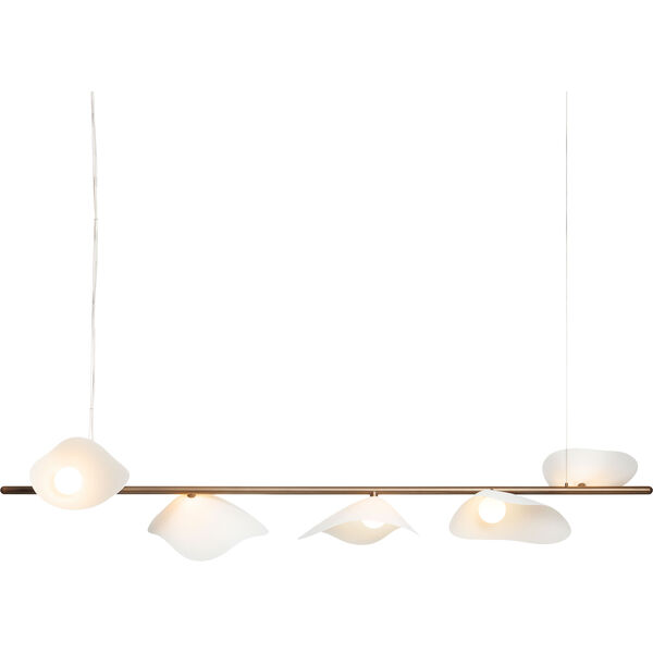 Florii 5 Pendel Dark Bronze / Hvit