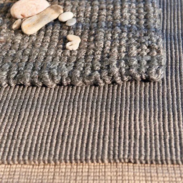 Jute Ovimatto 60x90 cm Harmaa / Beige