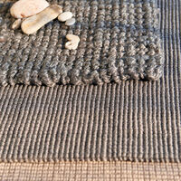 Jute Ovimatto 60x90 cm Harmaa / Beige