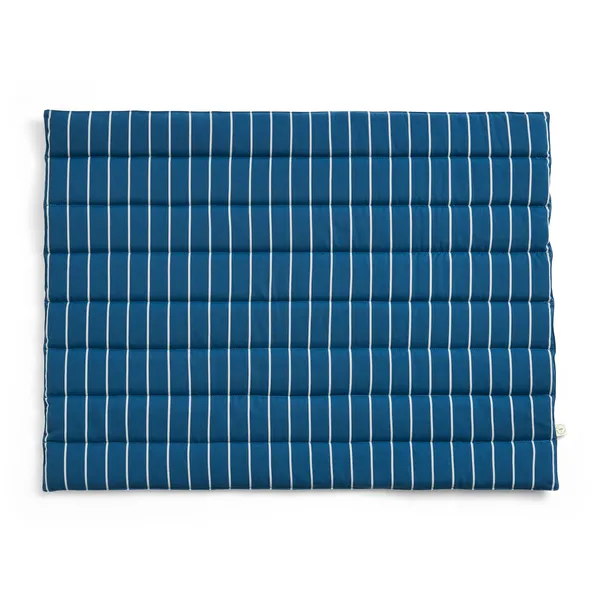 Outdoor Market Sofa Cushion Blue With Beige Stripe