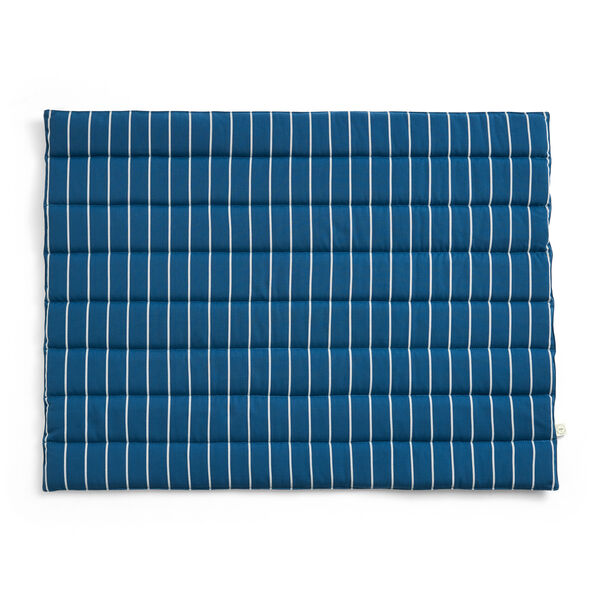 Outdoor Market Sofa Cushion Blue With Beige Stripe
