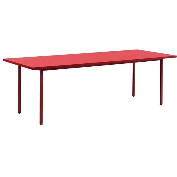TwoColour Bord 240x90 cm Vinröd / Röd