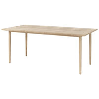 Arv Spisebord 90x180 cm Hvitoljet Eik