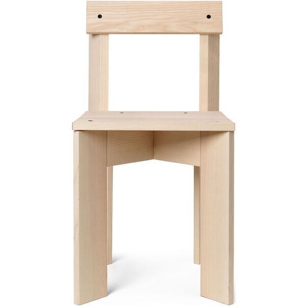 Ark Spisestol Behandlet Ask Natur