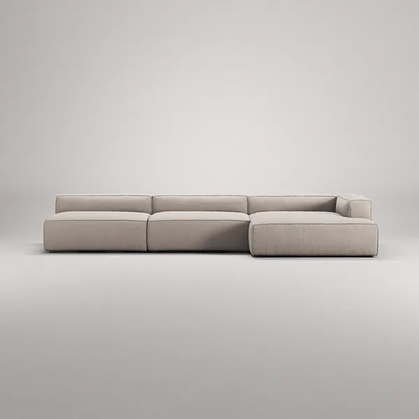 Grand 5-Paikkainen Sohva leposohva Oikea Sandshell Beige