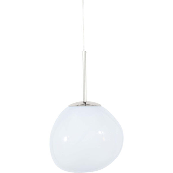 Melt Pendel Liten Opal / Sølv