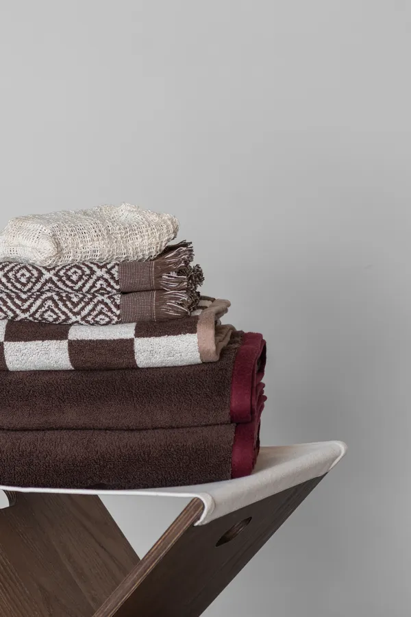 Retro Towel Handduk 40x55 cm 2-pack Chocolate