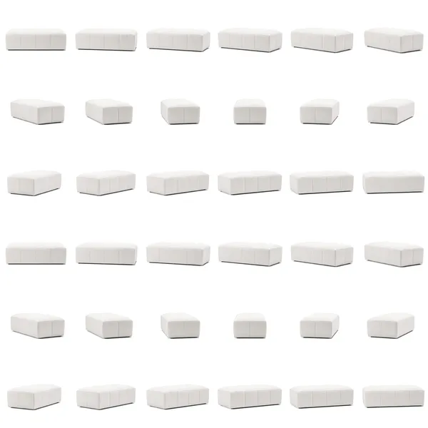 Mure Fotskammel Steam White