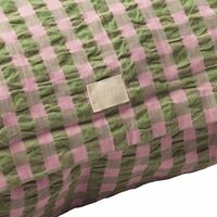 Bæk & Bølge Putevar 60x63 cm Grønn/Pale Pink