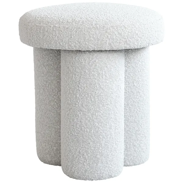 Big Foot Pall Bouclé Off-white