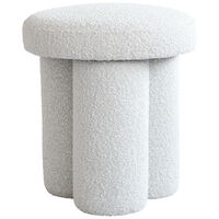 Big Foot Pall Bouclé Off-white