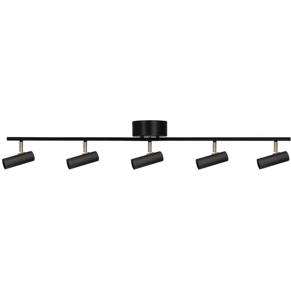 Hubble 5 Long Loftslampe Sort