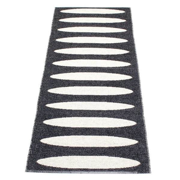 Ella Matto 70x225 cm Musta/Vanilija