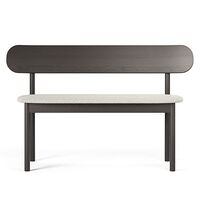 Elephant Bänk Smoked Oak / White Boucle