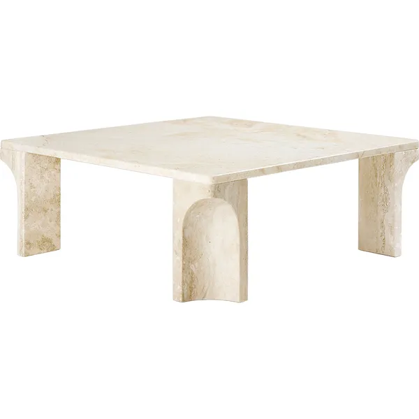 Doric Salongbord Neutral White 80x80 cm