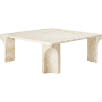 Doric Salongbord Neutral White 80x80 cm