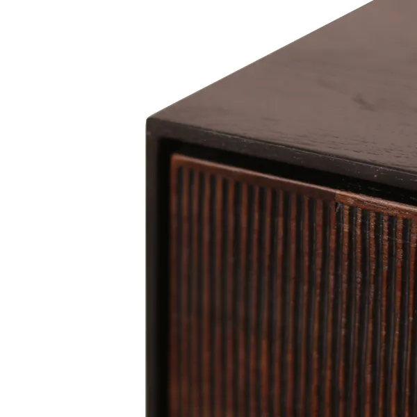 Grooves Sidebord Stained Teak 3 døre