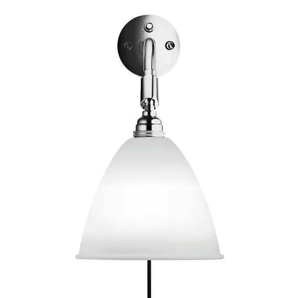 Bestlite BL7 Vegglampe Krom / Benporselen