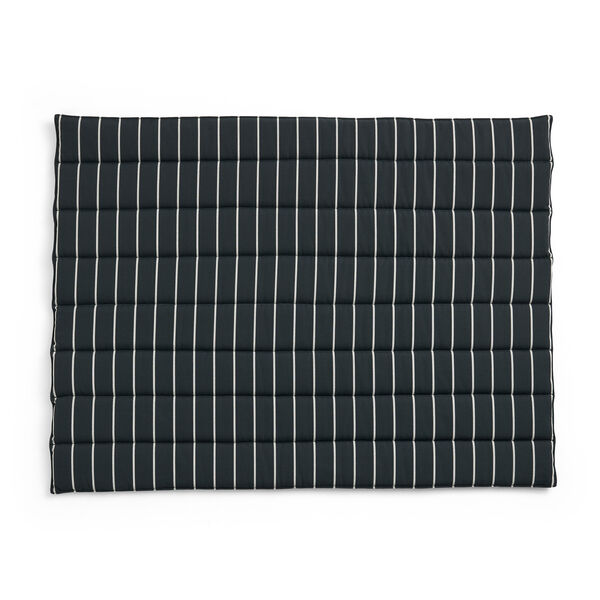 Outdoor Market Sofa Cushion Black With Beige Stripe