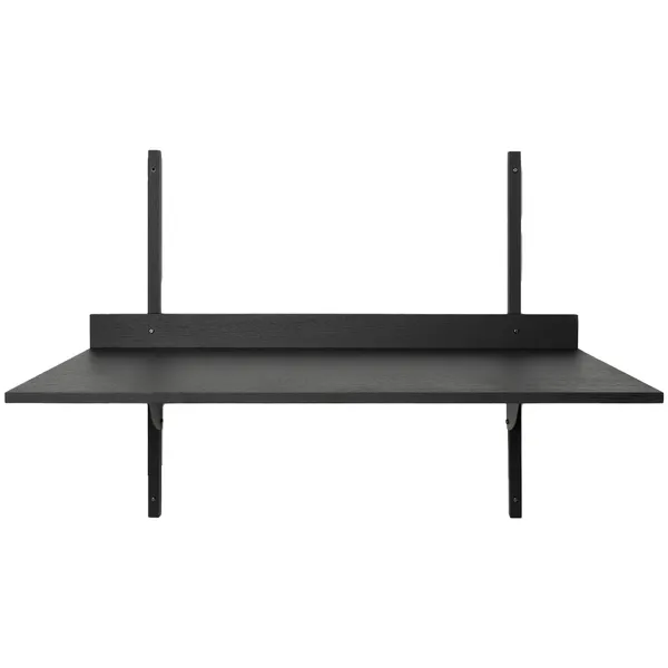 Sector Pöytä 87x45 cm Savustettu Tammi/Messinginvärinen