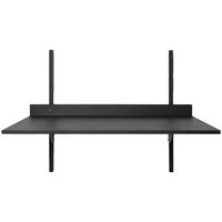 Sector Pöytä 87x45 cm Savustettu Tammi/Messinginvärinen