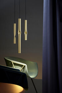 Flow T-3735S Pendel Satin Gold / Sort