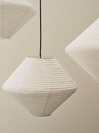 Paper Shade Diamond 80 Lampeskærm Classic White