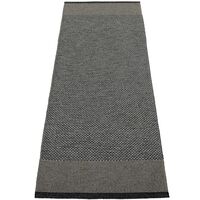 Edit Tæppe Black / Trækulsfarvet / Granite Metallic 85x260 cm
