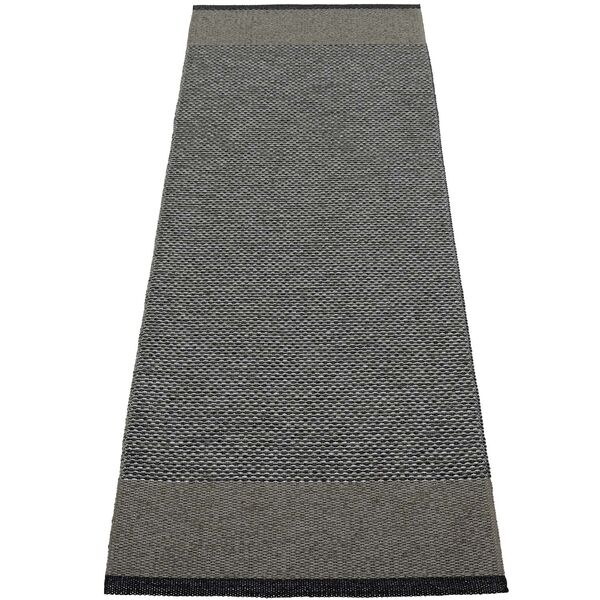 Edit Teppe Black / Charcoal / Granite Metallic 85x260 cm