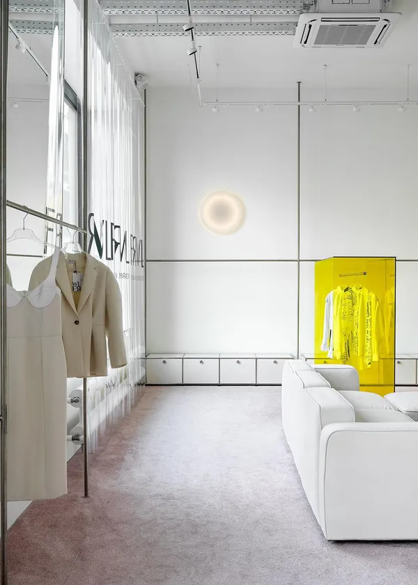 MoodMoon Væg-/Loftslampe 60 cm Hvid