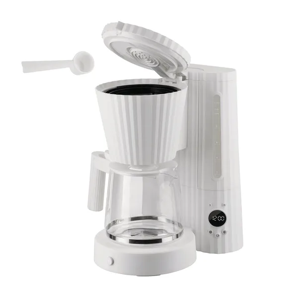 Plisse Kaffebryggare Vit