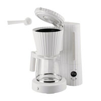 Plisse Kaffebryggare Vit