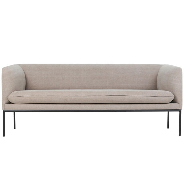 Turn Boucle 3-Sitssoffa Natur