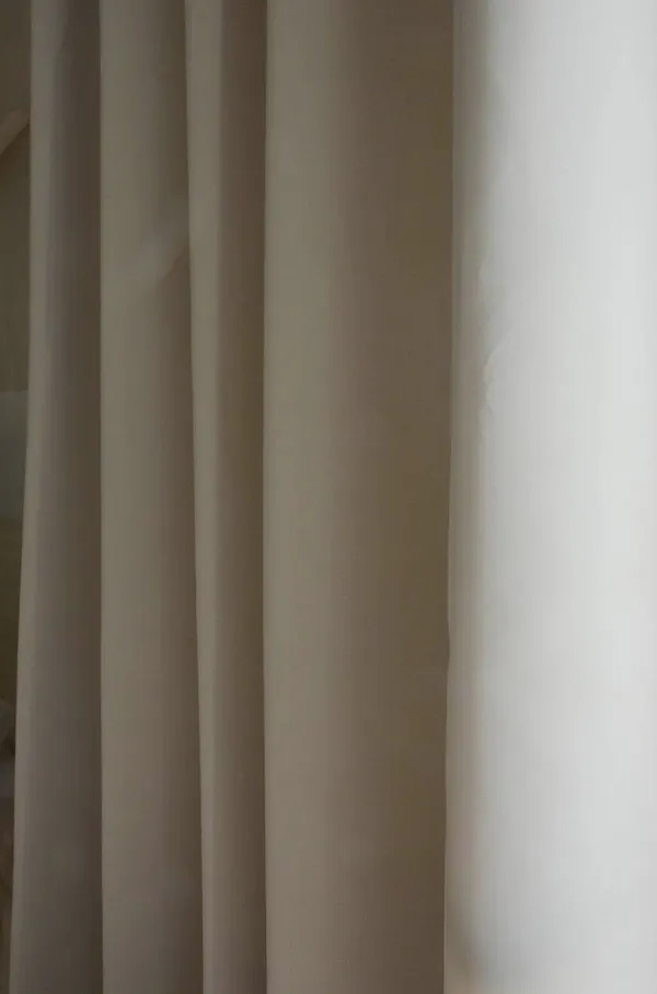 Blackout Hotel Curtain 290x250 cm Natural