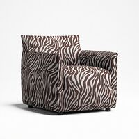 Le Petite Fåtölj Zebra Brun / Vit