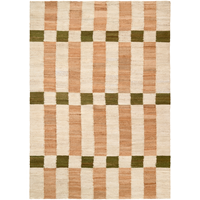 Checks Jutematta Natur / Grön 200x300 cm