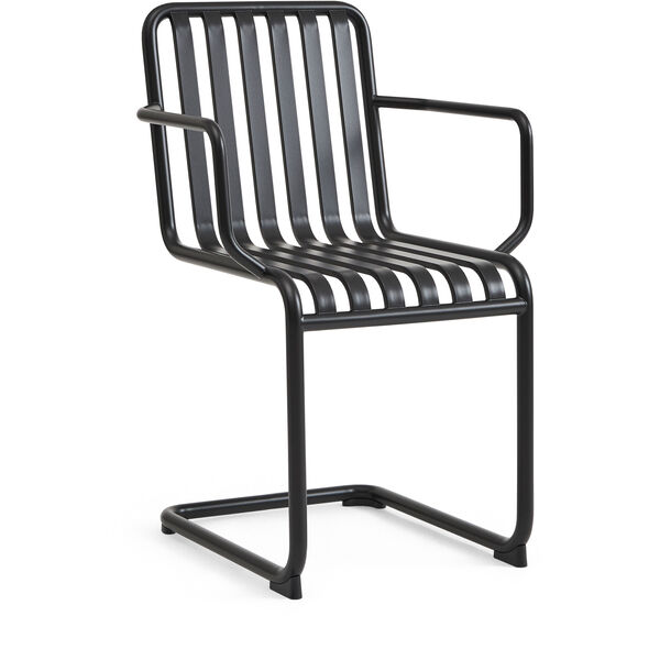 Palissade Cantilever Armchair Anthracite powder coated steel