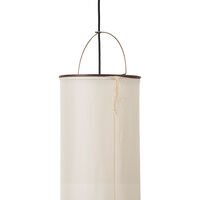 Silk Lantern Seinävalaisin Natural White Silk / Musta