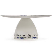 Midnight Flowers Cake Stand Small 20 cm Milk